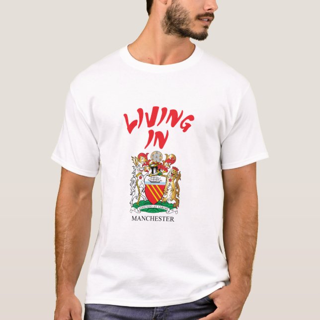 Manchester vapensköld t shirt (Framsida)