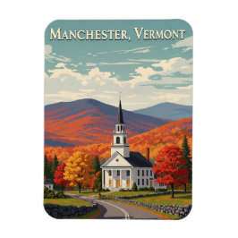 Manchester Vermont Travel Magnet