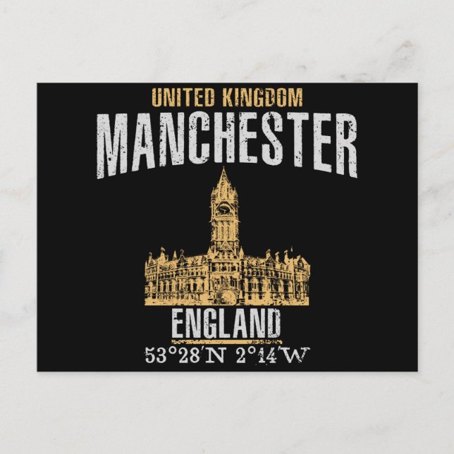 Manchester Vykort (Framsida)