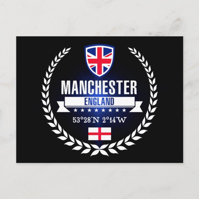 Manchester Vykort (Framsida)