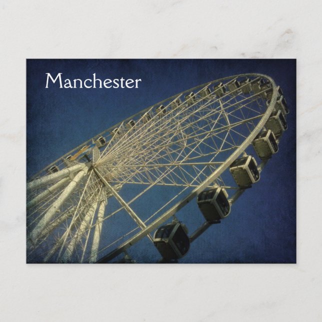 Manchester Wheel Postcard Vykort (Framsida)