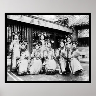 Manchu chinadamer 1918 poster