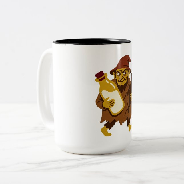 Manci-flaska Två-Tonad Mugg (Framsida vänster)