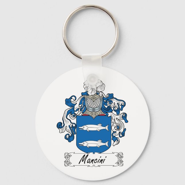 Mancini Family Crest Nyckelring (Framsida)