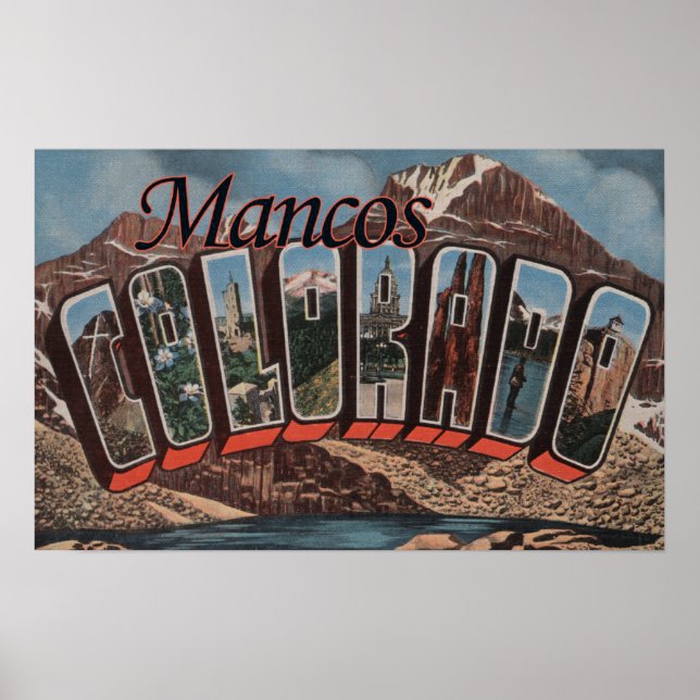 Mancos, Colorado - Stora Brev Scenes Poster (Framsidan)