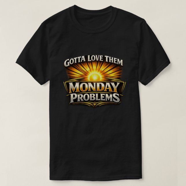 "Måndag" (1) T Shirt (Design framsida)