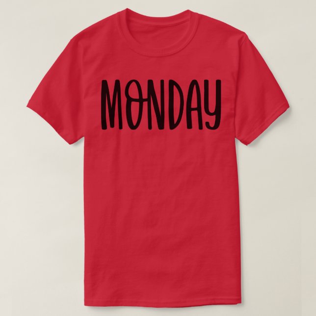 Måndag 1 t shirt (Design framsida)