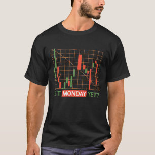 Måndag än Candlestick Börs Investor Aktie T Shirt
