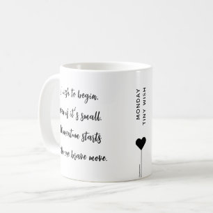 Måndag Anpassningsbar Motiveringsot Kaffemugg