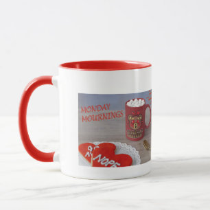 Måndag förmiddag marrie-hjärtat valentines kaffe m mugg