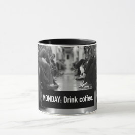 Måndag Kaffe mugg