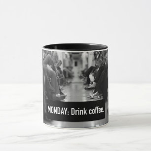 Måndag Kaffe mugg