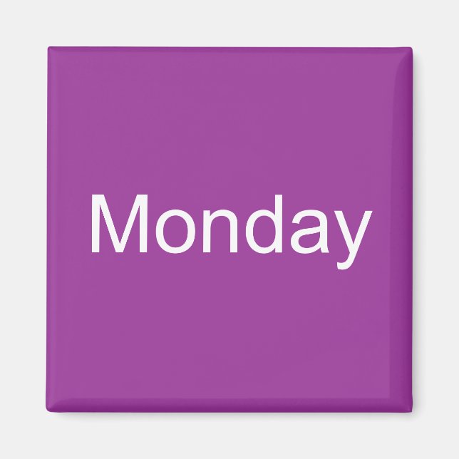 Måndag Magnet (Framsidan)