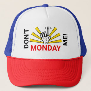 Måndag: "Måndag inte jag!" v1 T-Shirt Keps