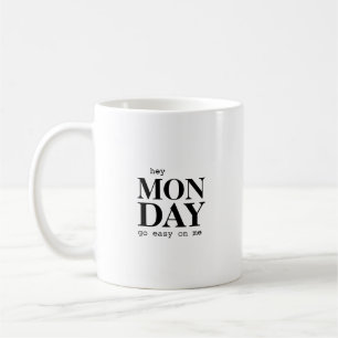 Måndag Modern Sayed Typography Mugg