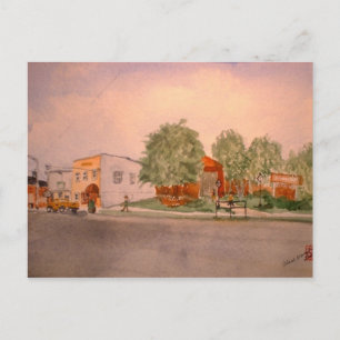 "Måndag morgon i Munfordville" Vykort