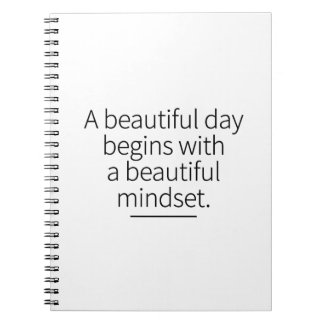 Måndag: Motivation inspirationskonst Anteckningsbok