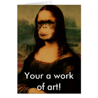 Måndag-nyckel lisa hälsningskort