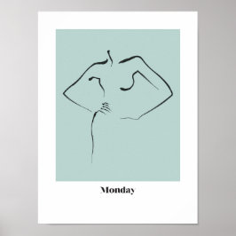 måndag poster