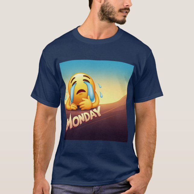 Måndag redd t shirt (Framsida)
