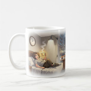 Måndag Rush City Kontor Kaffe Kaos Mugg