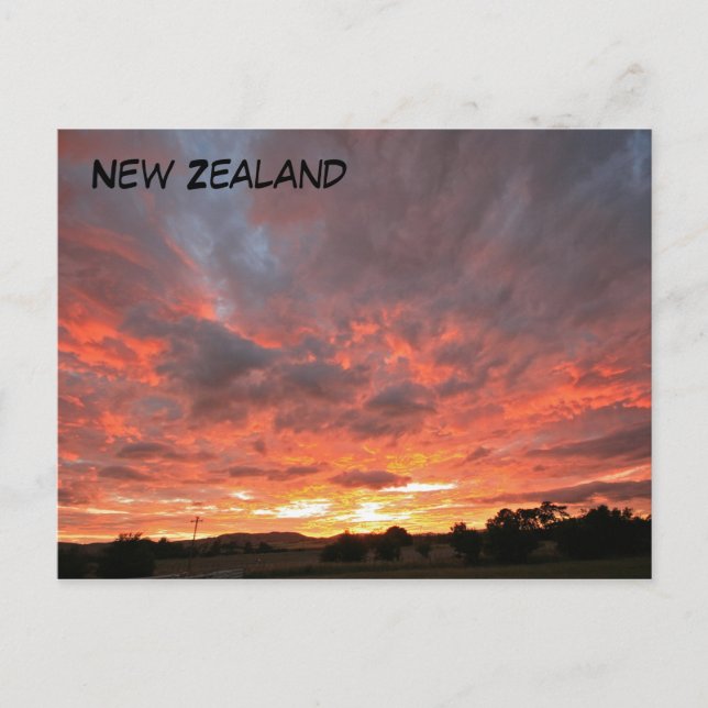 Måndag Soluppgång Vykort (Framsida)