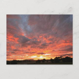 Måndag Soluppgång Vykort