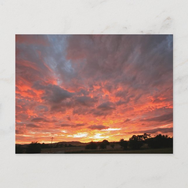 Måndag Soluppgång Vykort (Framsida)