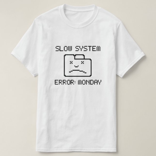 Måndag T-Shirt (Design framsida)