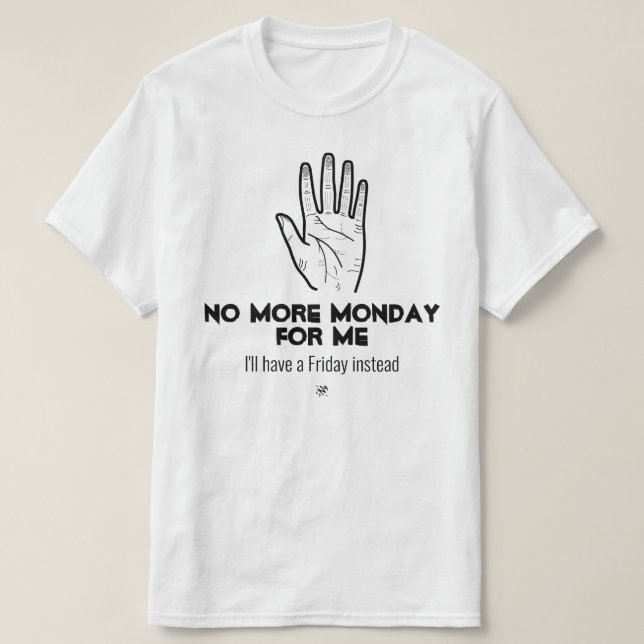 Måndag v1b t shirt (Design framsida)