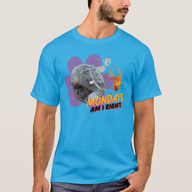 Måndagar, är jag Höger? T Shirt (Framsida)