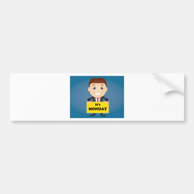 Måndagen Bildekal (Framsidan)