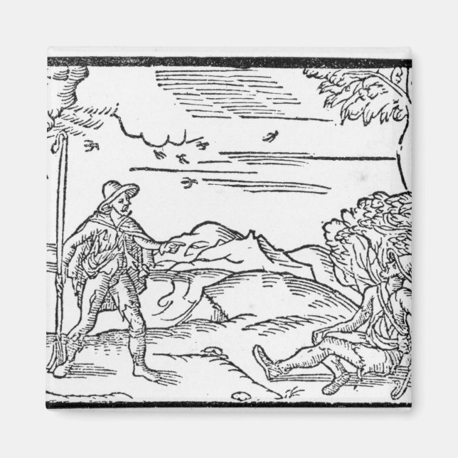 Måndagen i september "The Shepheardes Calender" Magnet (Framsidan)