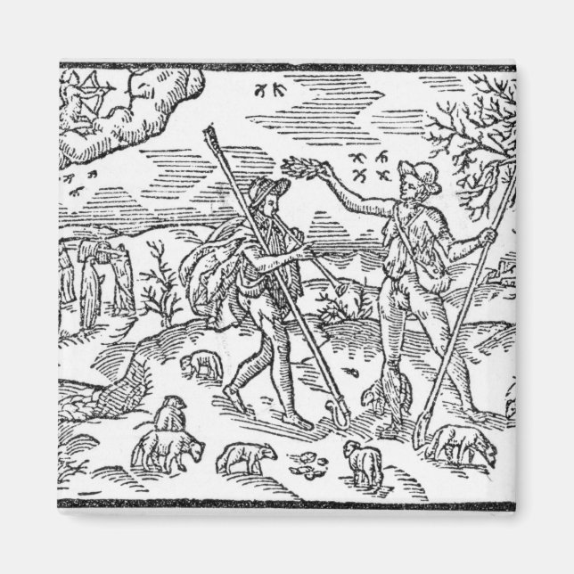 Måndagen i september "The Shepheardes Calender" Magnet (Framsidan)