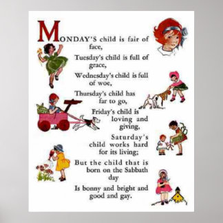 Måndagens barn poster