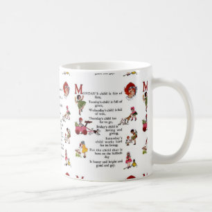 Måndags barn kaffemugg