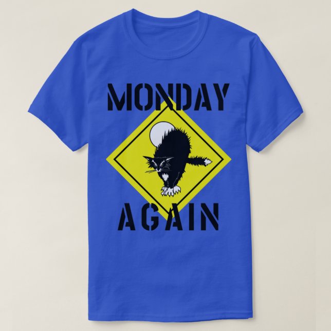MÅNDAGS IGEN CAT T SHIRT (Design framsida)