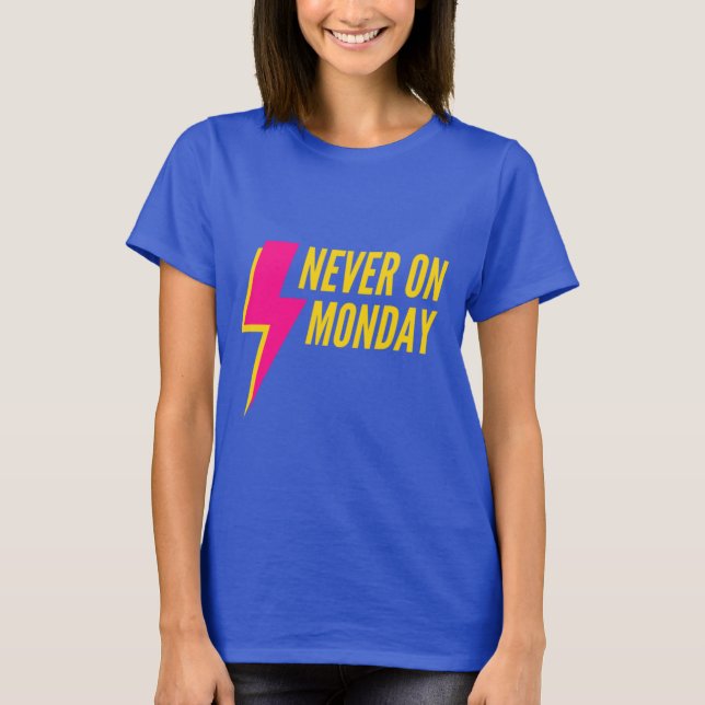 Måndags T-shirt för kvinnor (Framsida)