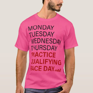 måndagskvällsdagskvällen på onsdag t shirt