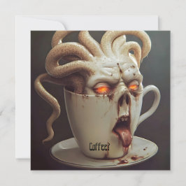 Måndagsmorgon blåser varningstext 1 på koffeinnivå inbjudningar