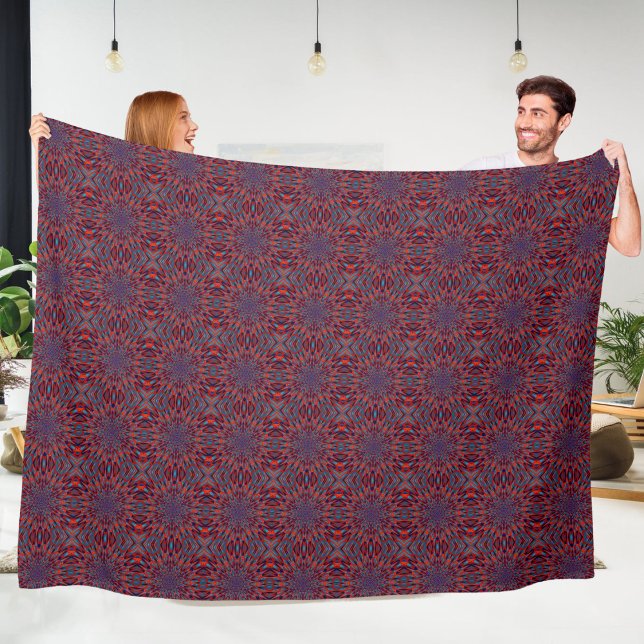 Mandala 11 Fleece Blanket (Skapare uppladdad)