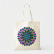 Mandala 12 Teal Ro Rosa Orange -