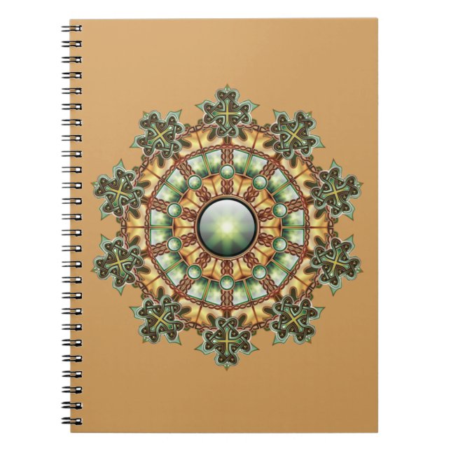 Mandala #1 spiral anteckningsbok (Framsidan)