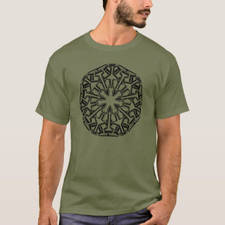 Mandala 1 Svart T Shirt