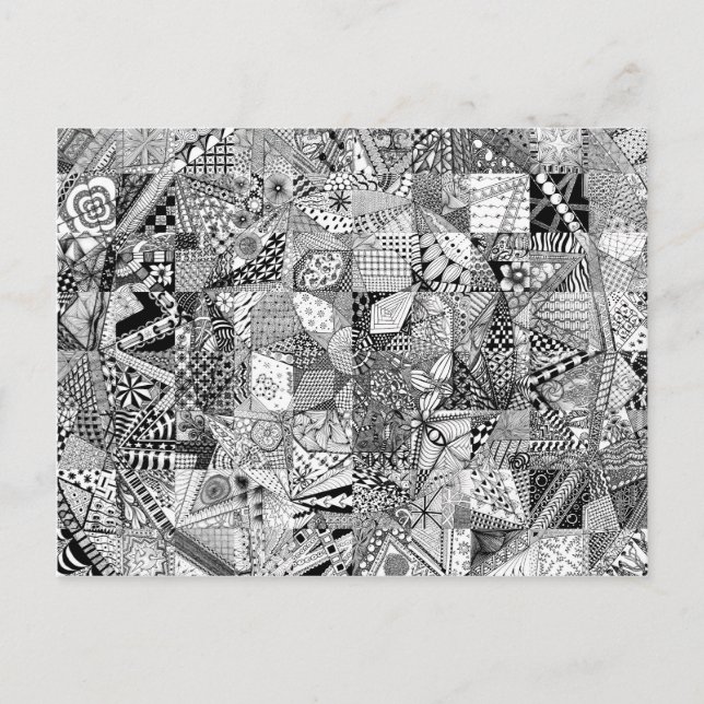 Mandala 1 vykort (Framsida)