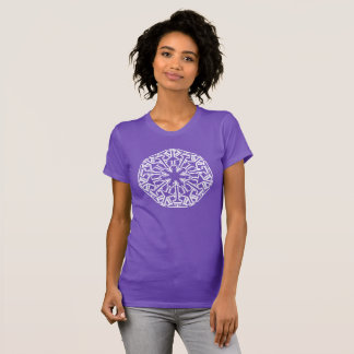 Mandala 1 White Design T Shirt
