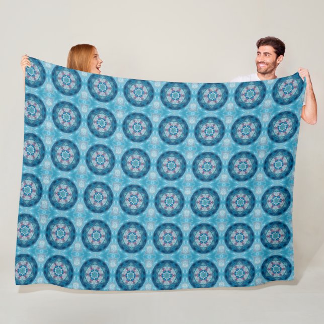 Mandala 2 Fleece Blanket (På plats)