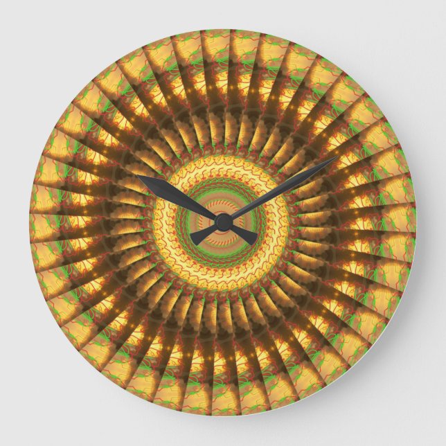Mandala 2-klocka stor klocka (Framsida)