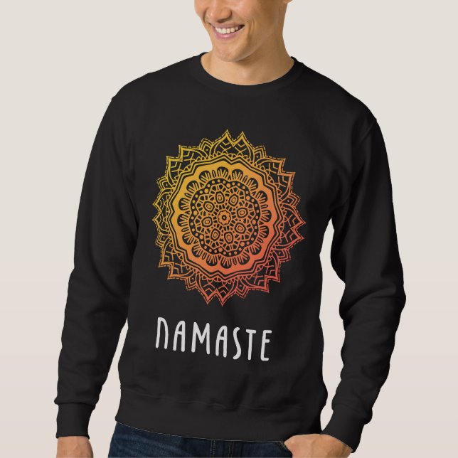 Mandala 33 lång ärmad tröja (Framsida)