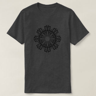 Mandala 3 Svart T Shirt